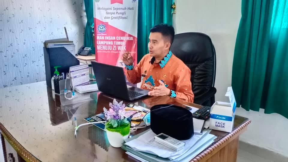 MAN IC Lampung Timur Menyapa Siswa “Laporan KBM Daring dan Kegiatan Awal Ramadhan Siswa Tahun 1442 H”