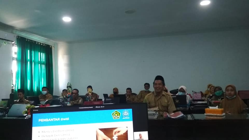 MAN IC Lampung Timur Ikuti Simulasi Kolaborasi Kelas Digital MAN IC Indonesia