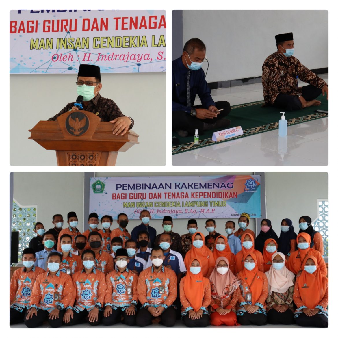 Kakankemenag Lampung Timur Beri Pembinaan Kepada Guru dan Tenaga Kependidikan MAN IC Lampung Timur