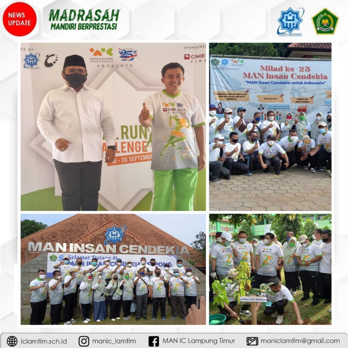 Kamad MAN IC Lampung Timur Ikuti Workshop Penguatan Kepemimpinan Kepala Madrasah