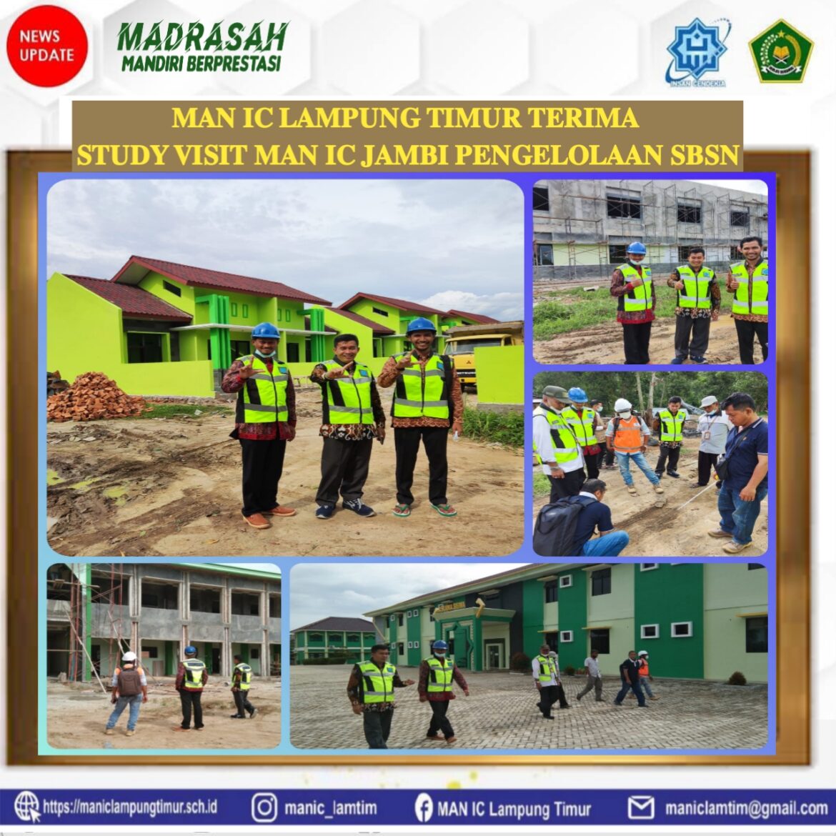 Man IC Lampung Timur Terima Study Visit MAN IC Jambi