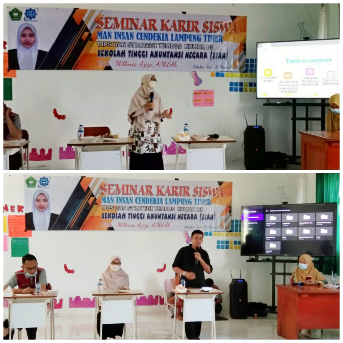 Siswa MAN Insan Cendekia Lampung Timur Ikuti Seminar Karir: Tips dan Strategi Tembus Kuliah di STAN
