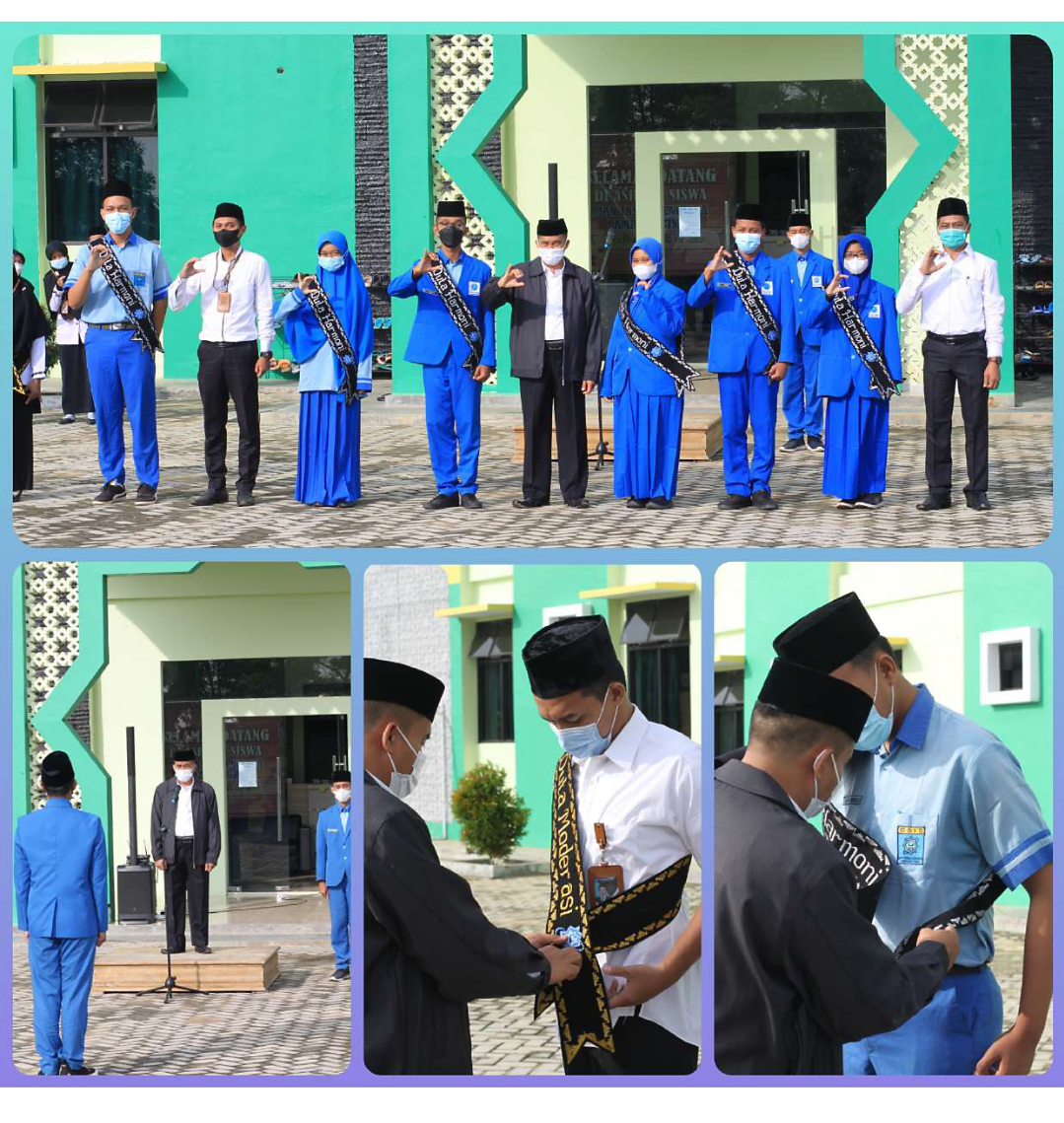 Kepala MAN IC Lampung Timur Sematkan Selempang Duta Moderasi Beragama dan Duta Harmoni
