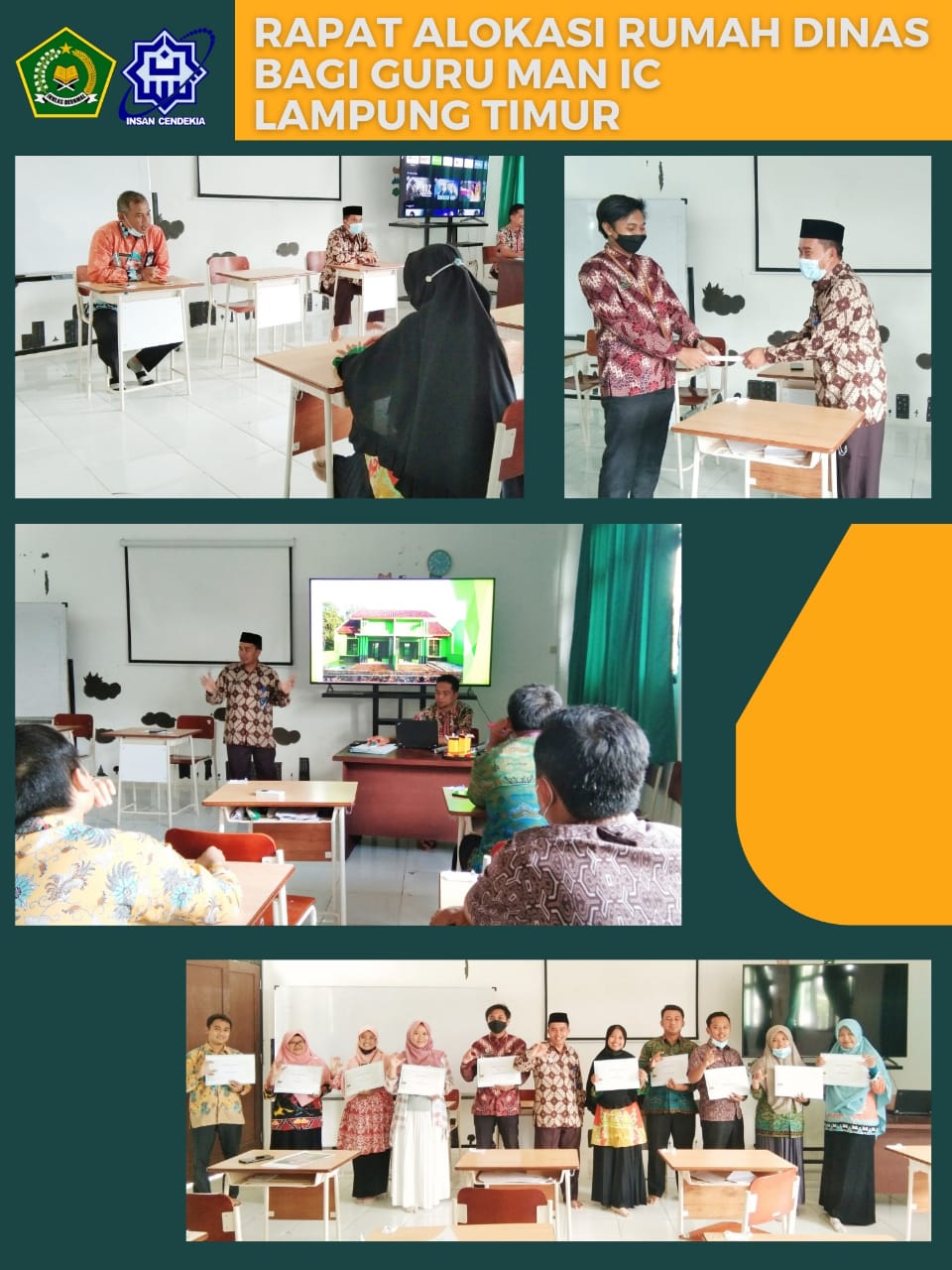 Rapat Alokasi Rumah Dinas Bagi Guru MAN IC Lampung Timur
