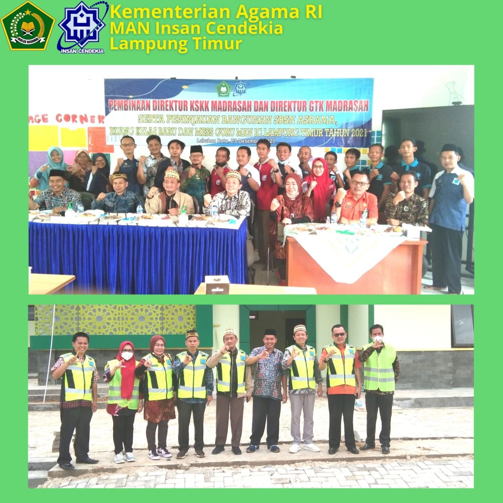 Direktur KSKK dan Direktur GTK Madrasah Berikan Pembinaan bagi Guru dan Tenaga Kependidikan MAN IC Lampung Timur