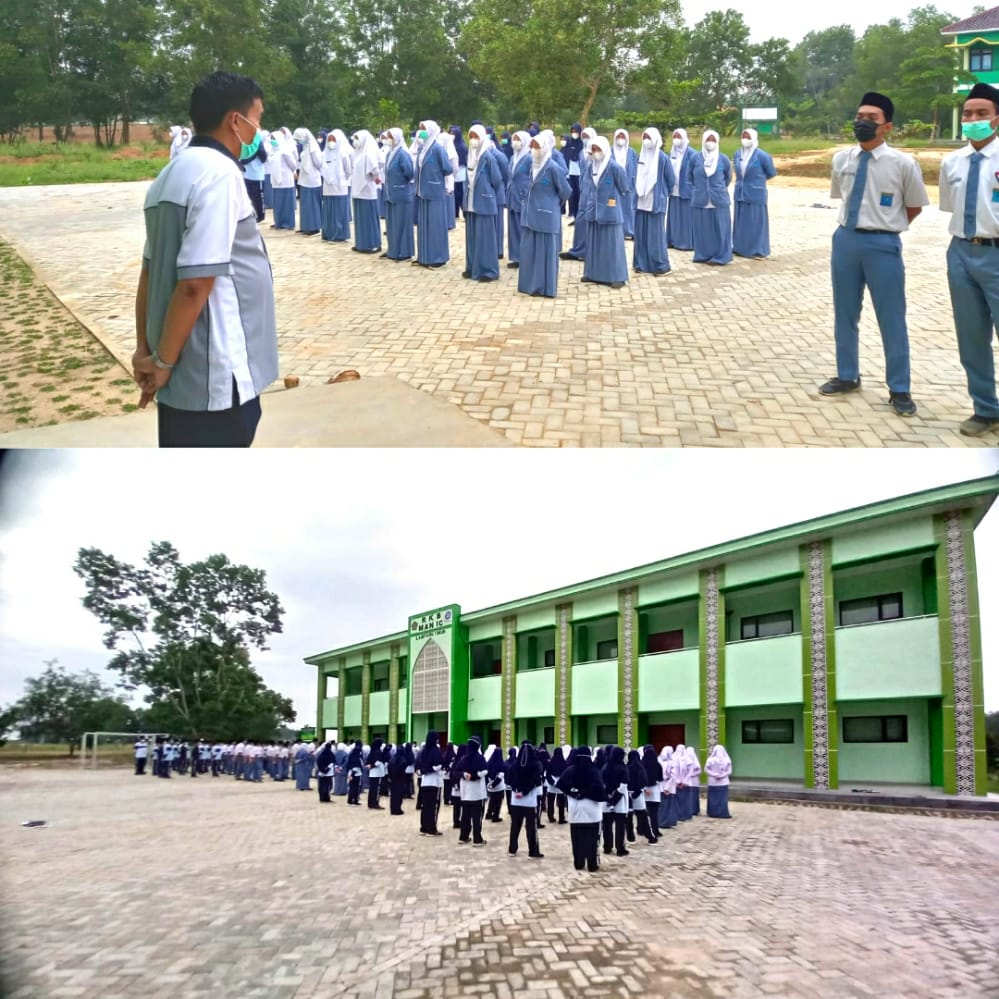 Rutinitas Apel Pagi bagi Siswa di MAN Insan Cendekia Lampung Timur
