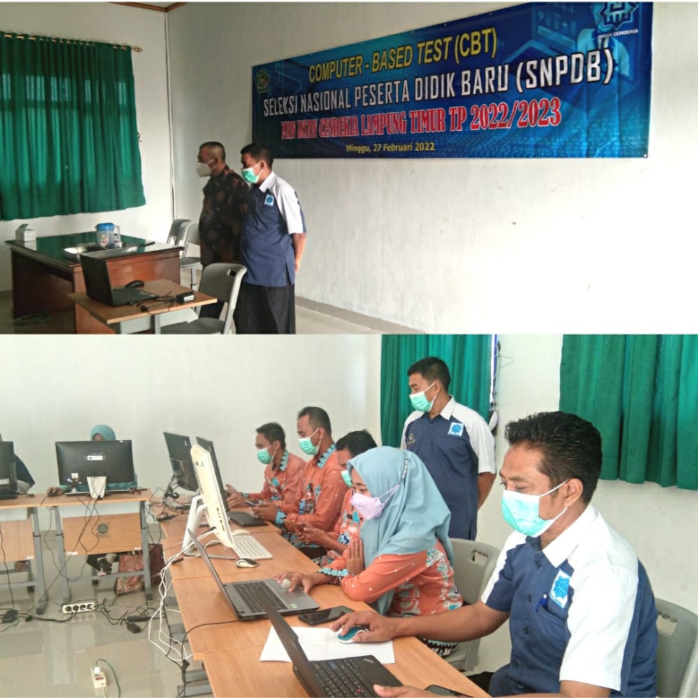Pelaksanaan CBT SNPDB MAN IC Lampung Timur TP 2022-2023