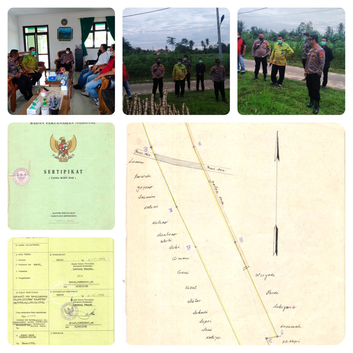 Pastikan Aset Negara Aman, Kapolsek Labuhan Ratu Kunjungi MAN IC Lampung Timur