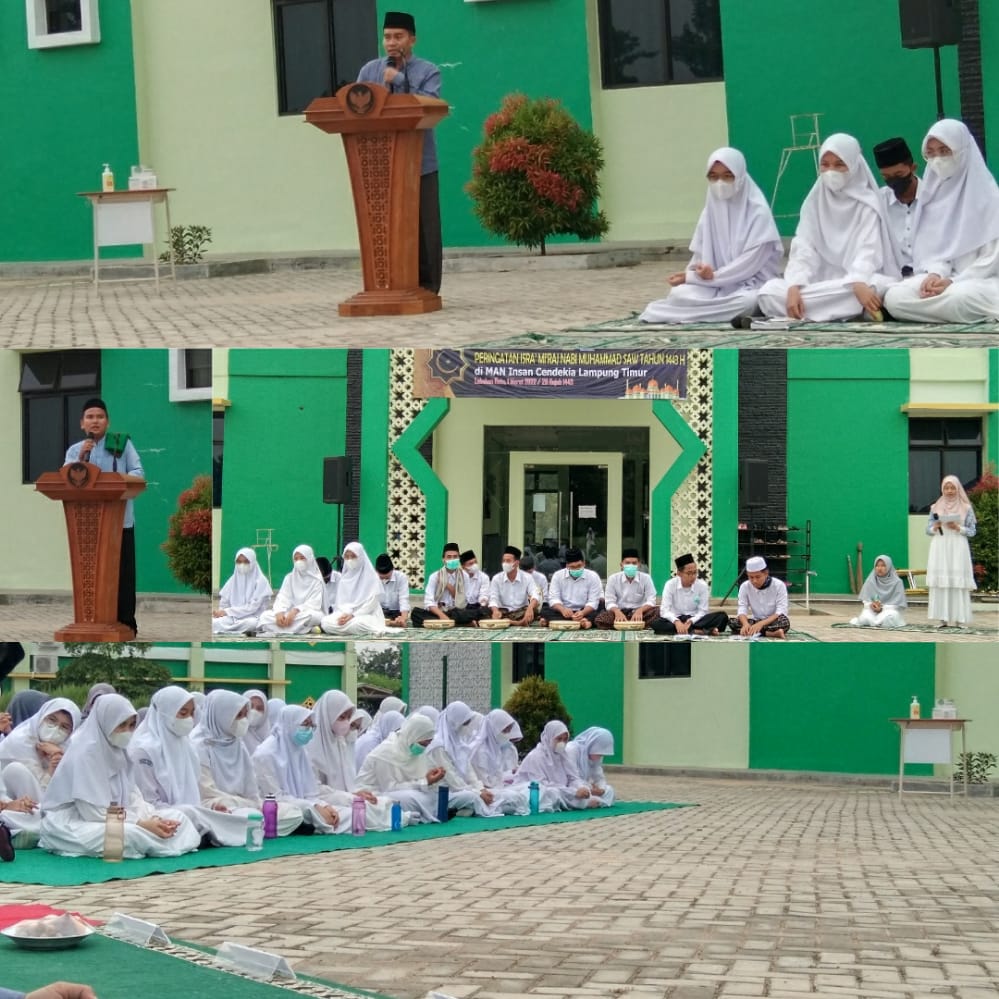 MAN Insan Cendekia Lampung Timur Gelar Peringatan Isra Mi’raj 1443 Hijriah