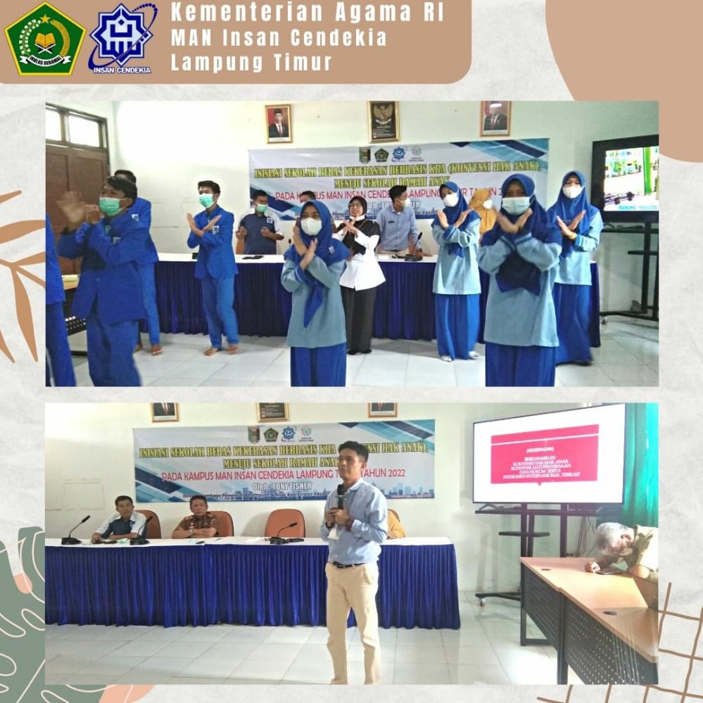 Inisiasi Sekolah Bebas Kekerasan berbasis KHA Menuju SRA di MAN IC Lampung Timur