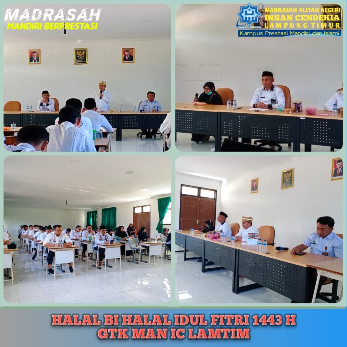 Guna Eratkan Silaturrahmi, MAN IC Lampung Timur Gelar Halal Bi Halal Idul Fitri 1443 H