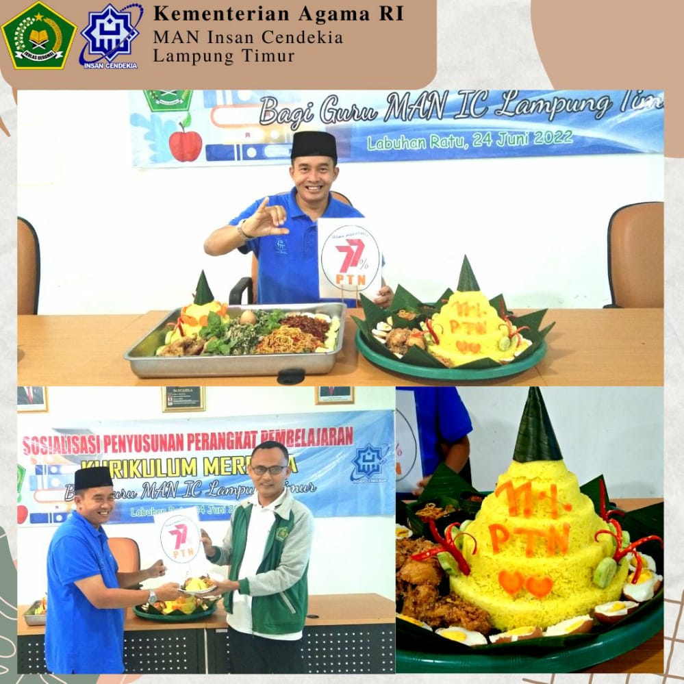 77% Alumni Diterima di PTN, MAN IC Lampung Timur Gelar Tasyakuran