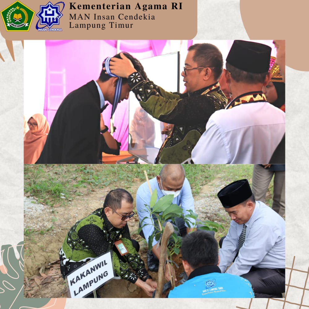 MAN IC Lamtim Gelar Wisuda Angkatan Pertama Launching Program GO GREEN