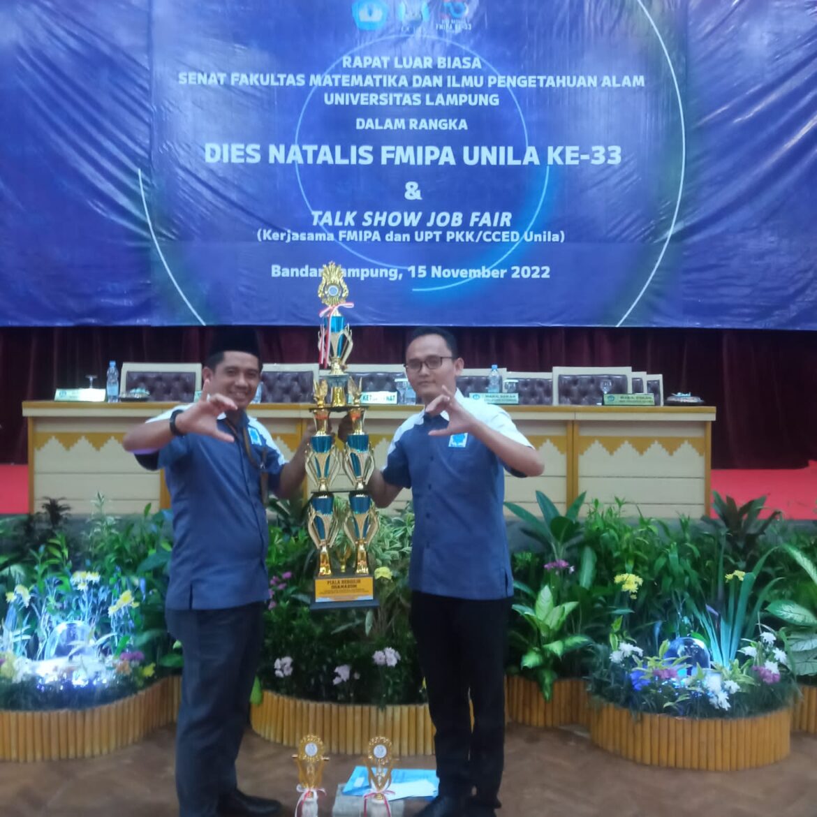 MAN IC Lamtim Raih Juara Umum Osamakom FMIPA Unila Tahun 2022