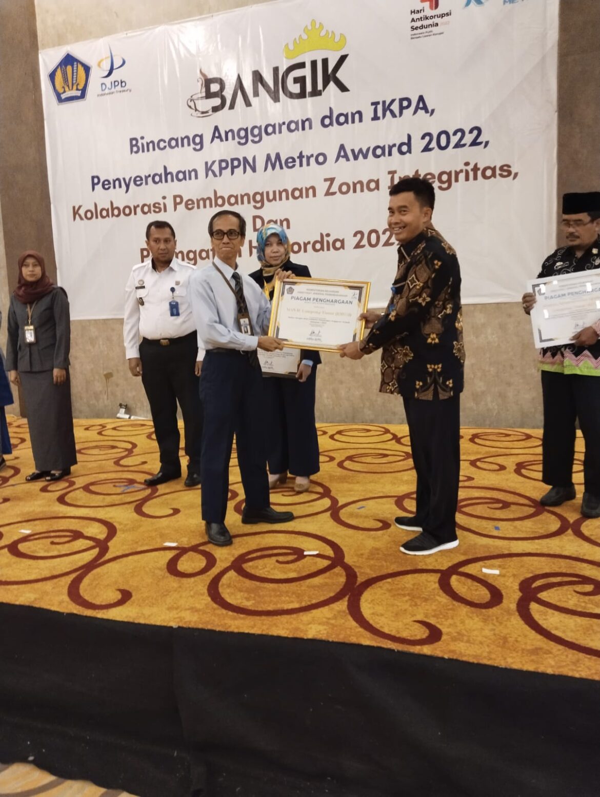 MAN IC Lampung Timur Raih Penghargaan Satker Terbaik Pengelolaan Anggaran Semester 1 Tahun 2022