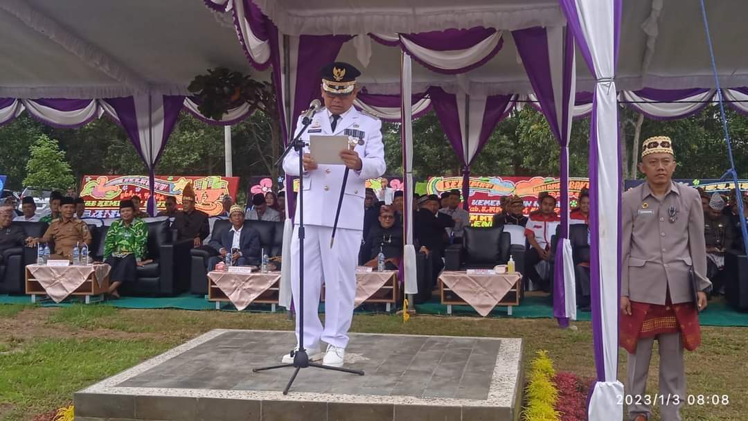 Bupati Lampung Timur Pimpin Upacara HAB Kemenag RI ke-77 di Kampus MAN Insan Cendekia Lamtim