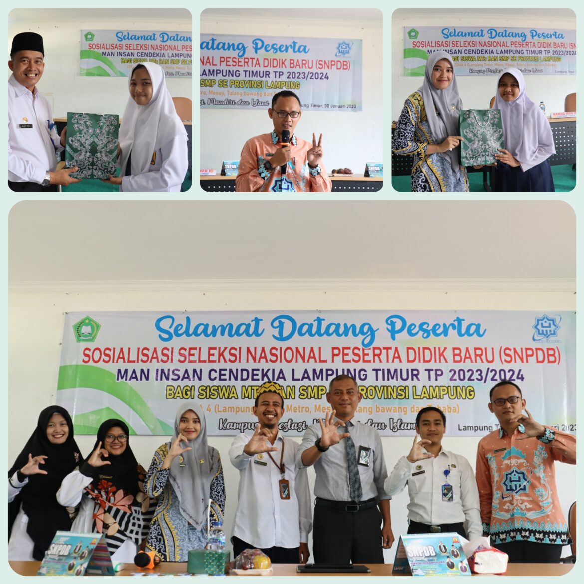 ZONA 4 : Jaring Calon Peserta Didik Baru, MAN IC Lamtim Gelar Sosialisasi SNPDB 2023/2024