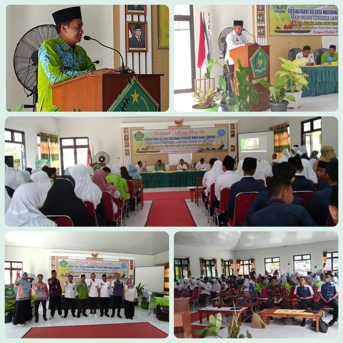 Tim Sosialisasi SNPDB MAN IC Lamtim Menyapa MTsN 1 Lampung Timur