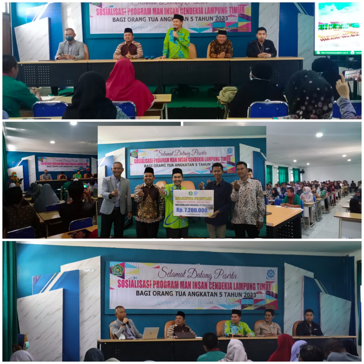 Sosialisasikan Program Madrasah, MAN IC Lamtim Undang Orang Tua Calon Peserta Didik Baru Angkatan 5 TP. 2023/2024