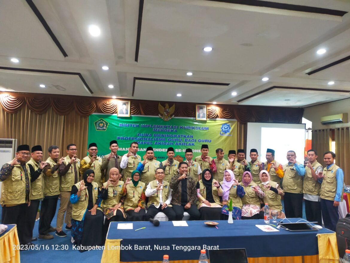 Lombok Barat, NTB, Jadikan Lokasi Bimtek IKM Guru Mapel Akidah Akhlak MAN IC Indonesia