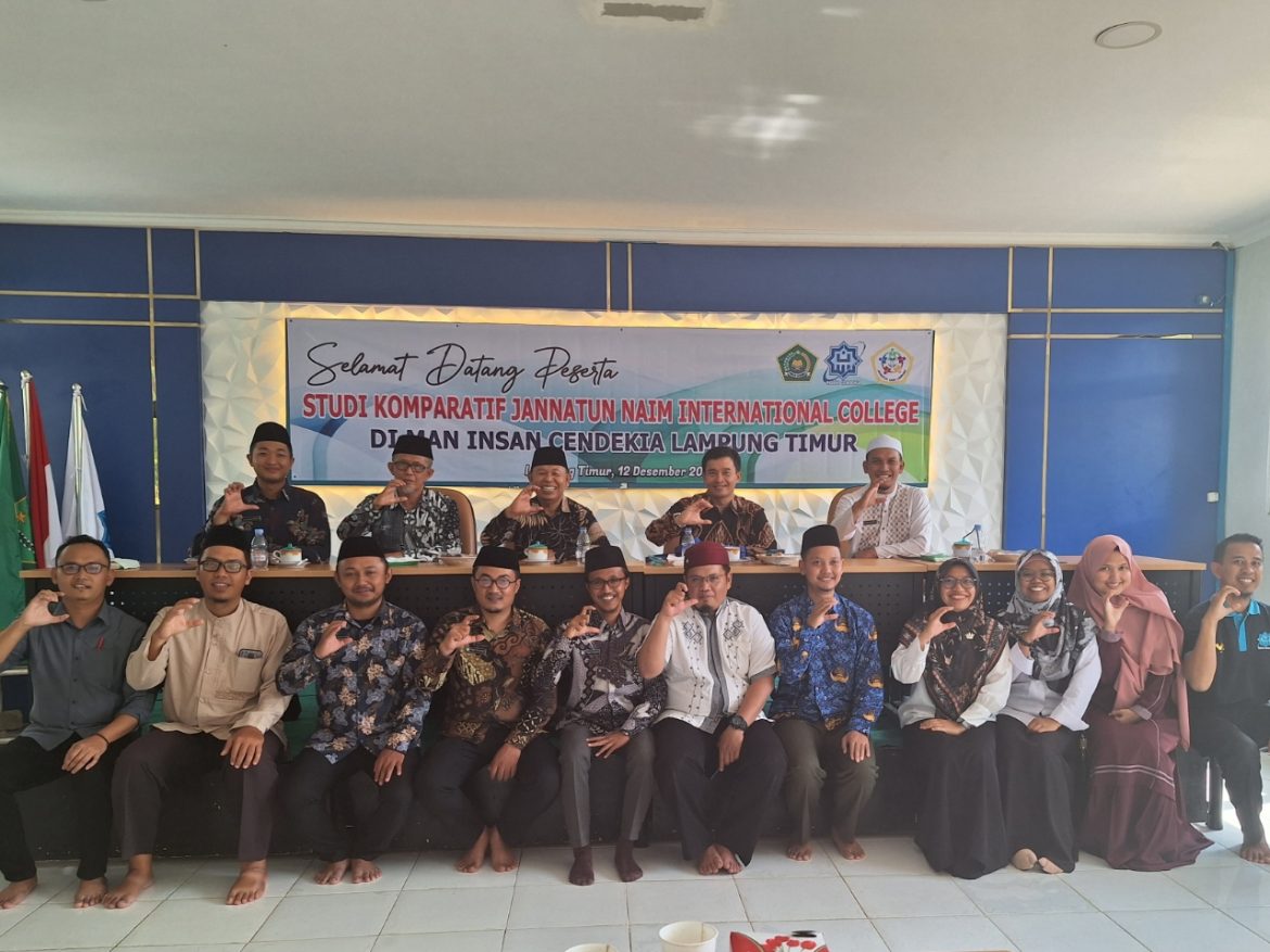 MAN IC Lamtim Menerima Kunjungan Yayasan Jannatun Naim International College Bandar Lampung