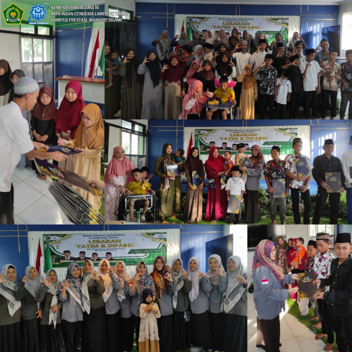 “Satu Kesetaraan, Sejuta Harapan, Meraih Keberkahan”: Kemenag Lampung Timur Peringati Lebaran Anak Yatim dan Difabel 2025