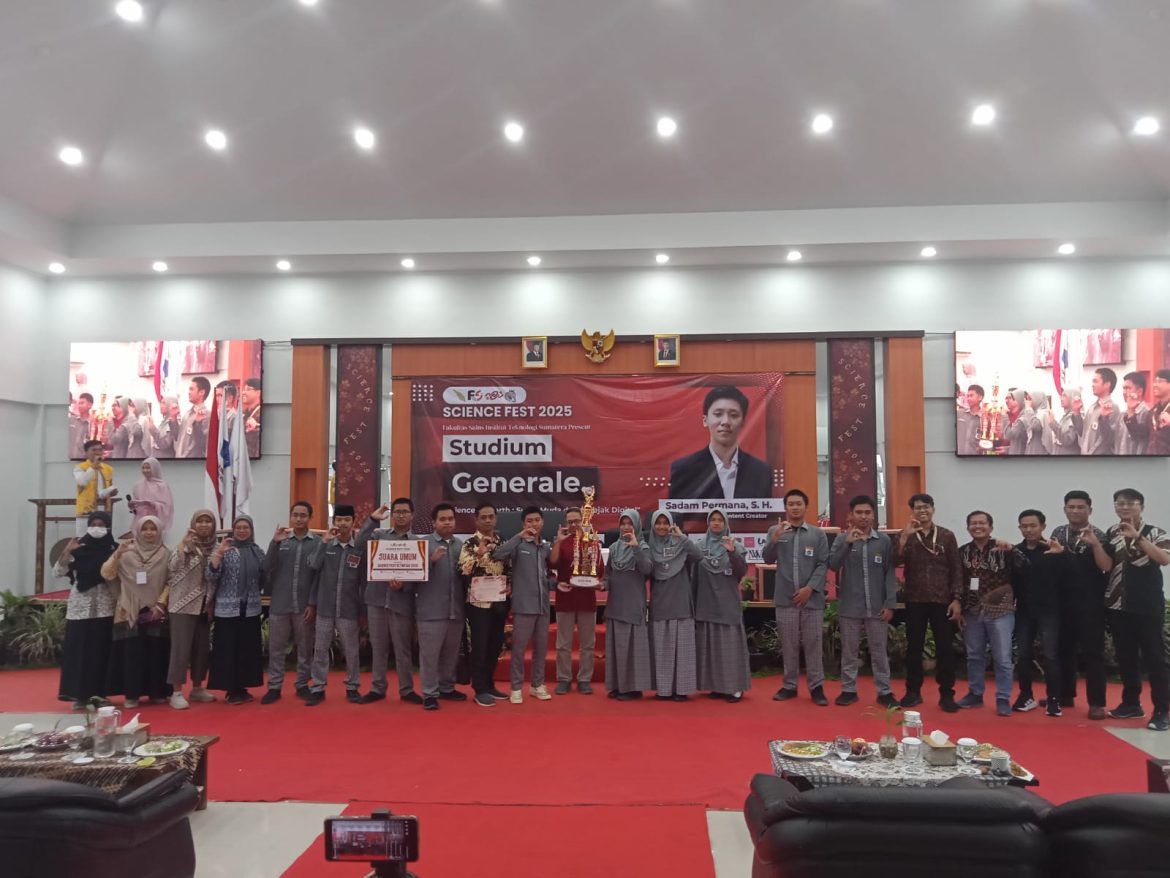 MAN IC Lamtim Sabet Juara Umum Science Fest ITERA Tingkat Nasional 2025