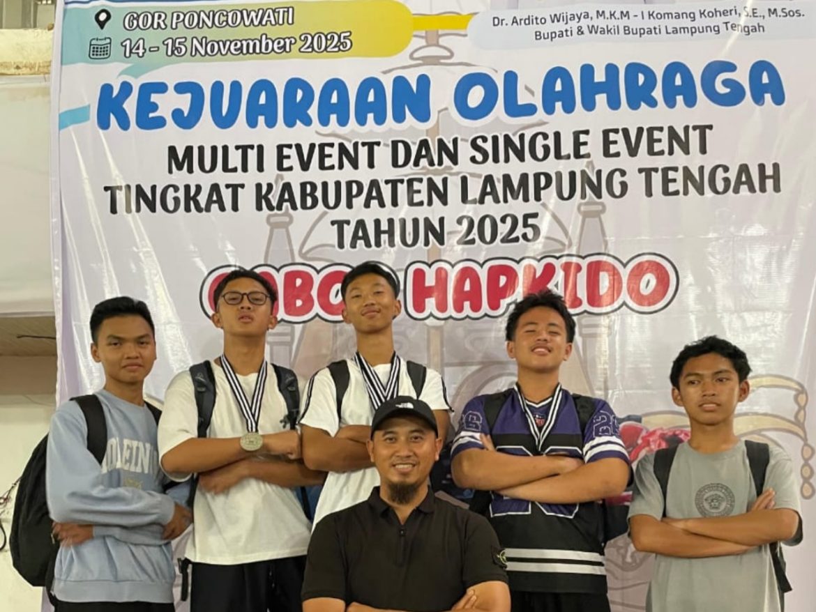 Empat Siswa MAN IC Lampung Timur Raih Medali pada Kejurda Hapkido Lampung 2025